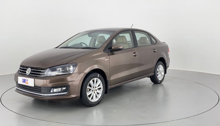 2016 Volkswagen Vento HIGHLINE TDI AT, Diesel, Automatic, 74,251 km, Left Front Diagonal