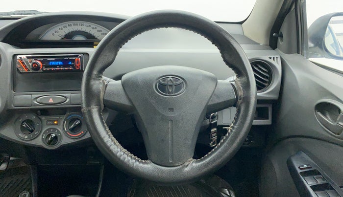 2012 Toyota Etios G, Petrol, Manual, 39,717 km, Steering Wheel Close Up