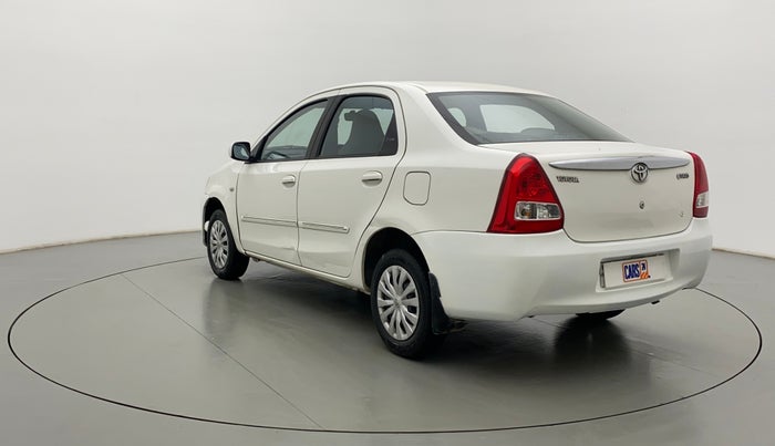 2012 Toyota Etios G, Petrol, Manual, 39,717 km, Left Back Diagonal