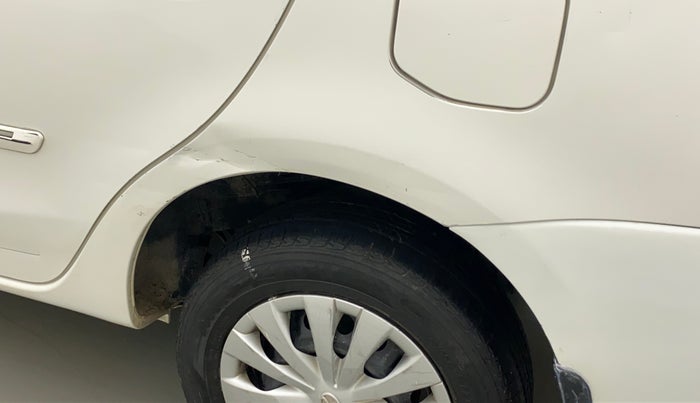 2012 Toyota Etios G, Petrol, Manual, 39,717 km, Left quarter panel - Slightly dented