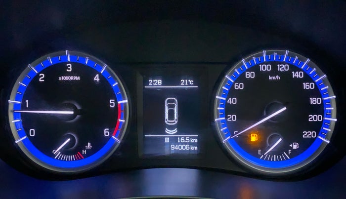 2016 Maruti S Cross ZETA 1.3, Diesel, Manual, 94,006 km, Odometer Image
