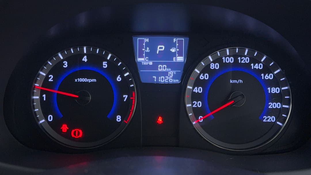 2018 Hyundai Accent Sport, Automatic, 71026 km, Odometer View