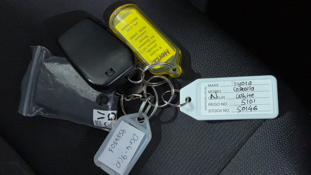 2022 Toyota Corolla Ascent Sport Hybrid, Automatic, 57748 km, Key Close-up