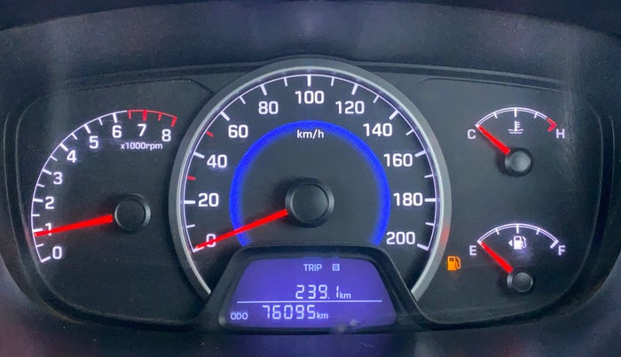 2016 Hyundai Grand i10 SPORTZ 1.2 KAPPA VTVT, Petrol, Manual, 76,197 km, Odometer Image