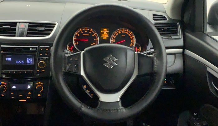 2015 Maruti Swift ZXI, Petrol, Manual, 56,476 km, Steering Wheel Close Up