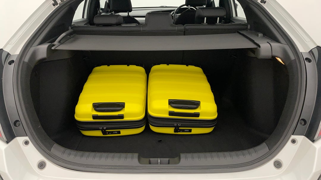 Boot Inside View with Luggage