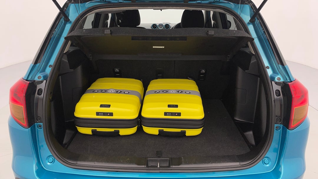 Boot Inside View with Luggage