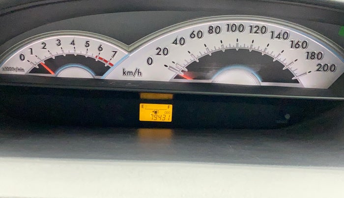 2011 Toyota Etios Liva V, Petrol, Manual, 79,431 km, Odometer Image