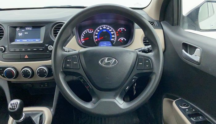 2017 Hyundai Grand i10 SPORTZ 1.2 KAPPA VTVT, Petrol, Manual, 30,615 km, Steering Wheel Close-up