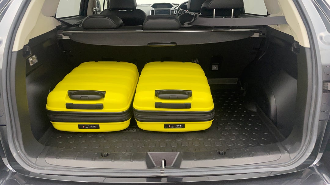 Boot Inside View with Luggage