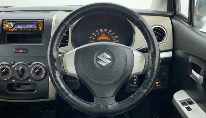 2014 Maruti Wagon R 1.0 LXI CNG, CNG, Manual, 97,922 km, Steering Wheel Close Up