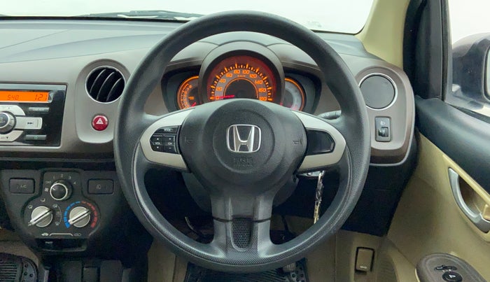 2012 Honda Brio 1.2 V MT I VTEC, Petrol, Manual, 27,194 km, Steering Wheel Close Up