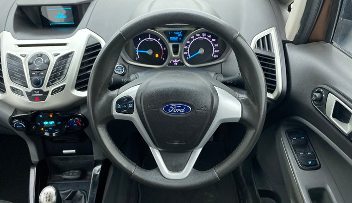 2016 Ford Ecosport TITANIUM 1.5L DIESEL, Diesel, Manual, 1,09,568 km, Steering Wheel Close Up