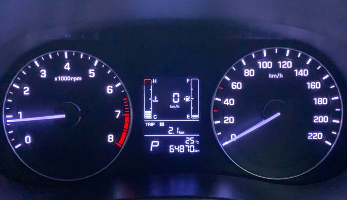 2017 Hyundai Creta 1.6 SX PLUS AUTO PETROL, Petrol, Automatic, 64,969 km, Odometer Image