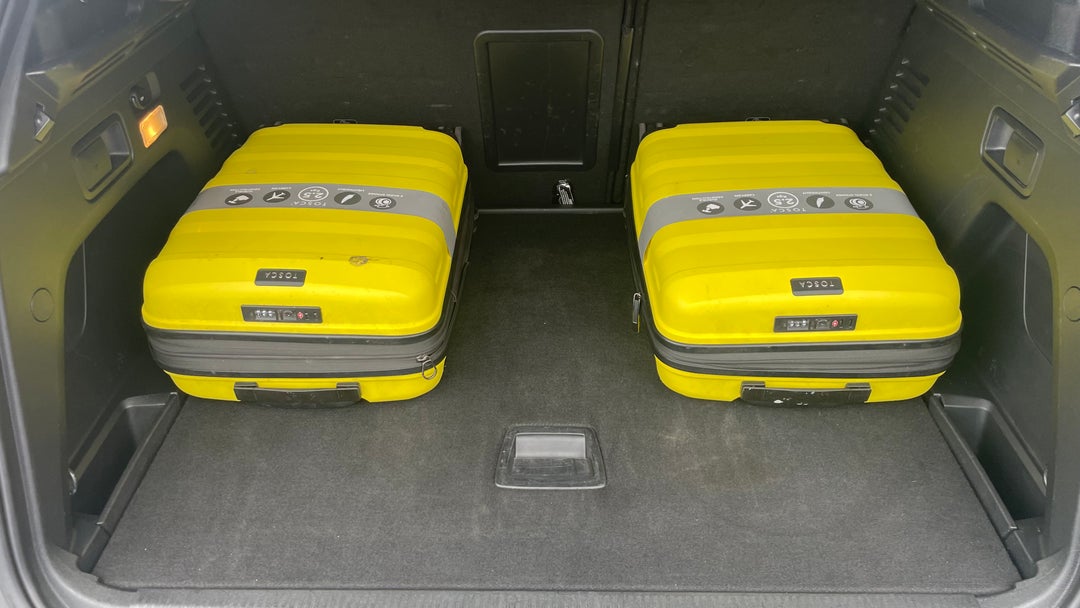 Boot Inside View with Luggage