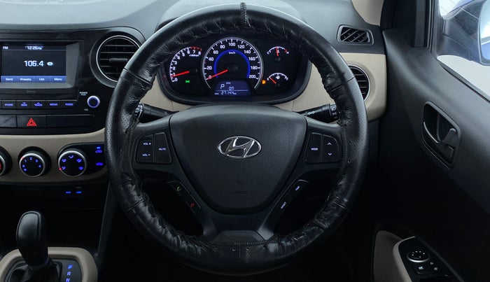 2018 Hyundai Grand i10 Magna 1.2 AT  VTVT, Petrol, Automatic, 27,144 km, Steering Wheel Close Up