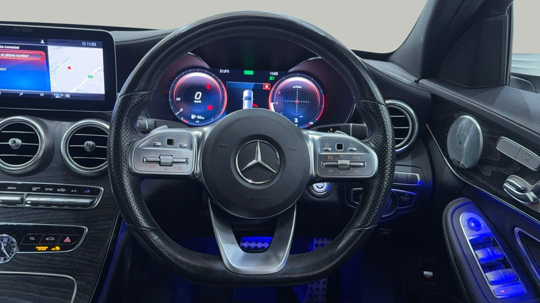 2019 Mercedes-benz C200 Eq (hybrid), Automatic, 55381 km, Steering Wheel Close-up