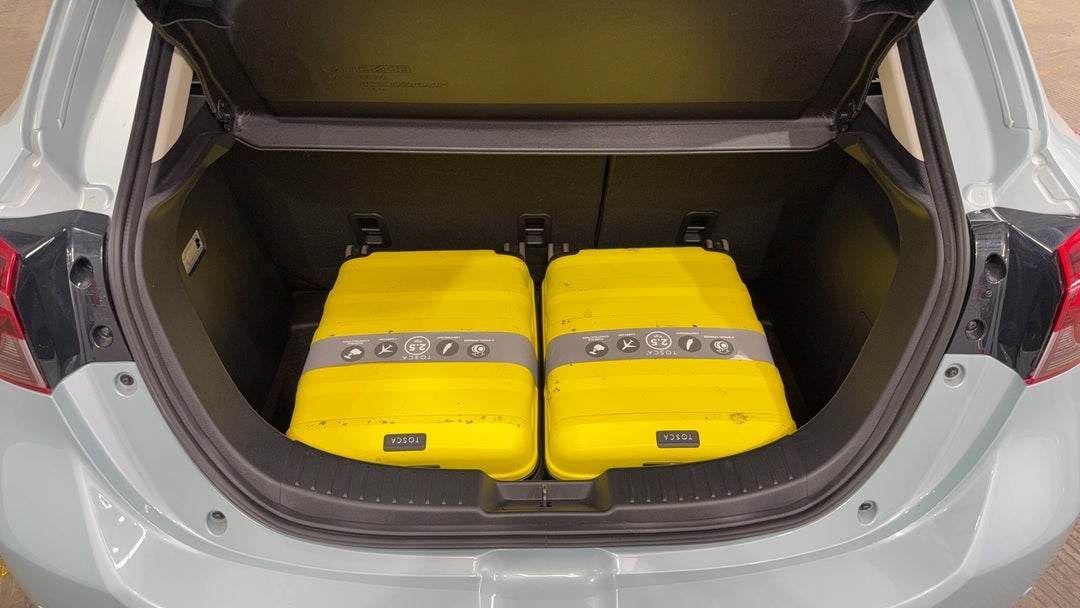 Boot Inside View with Luggage