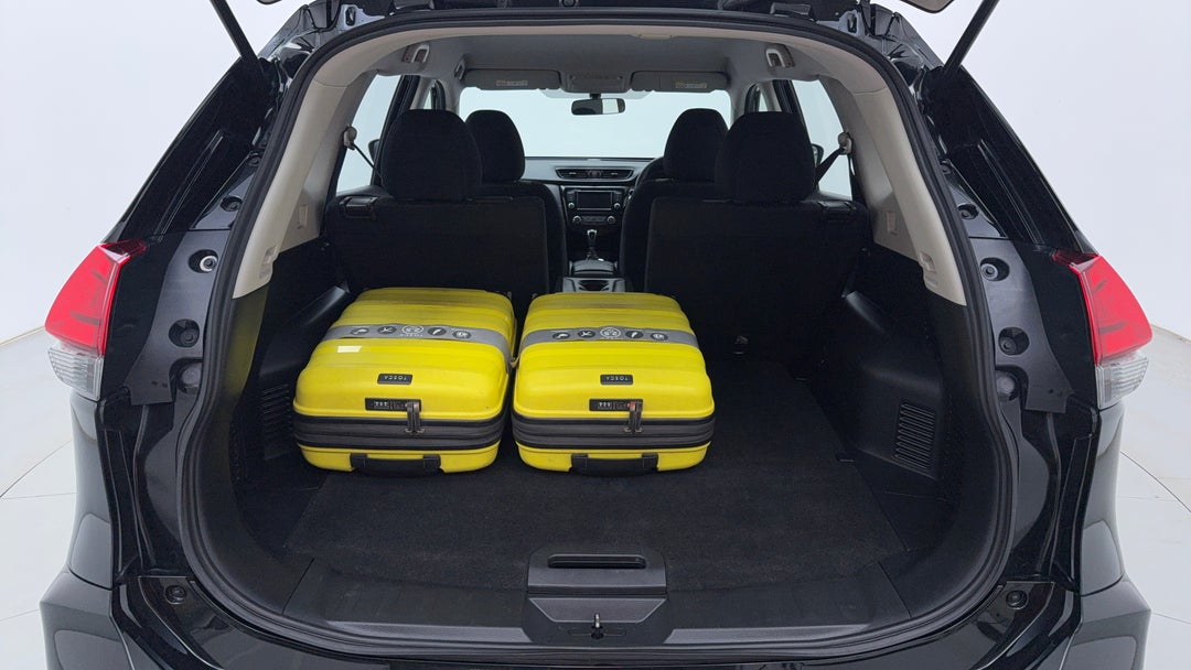 Boot Inside View with Luggage