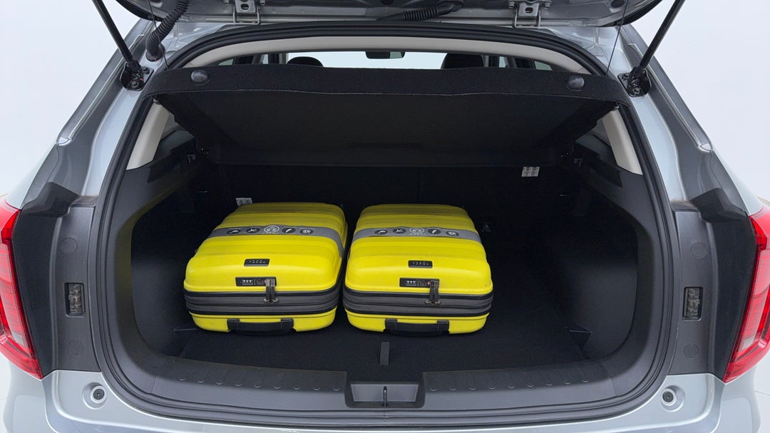 Boot Inside View with Luggage