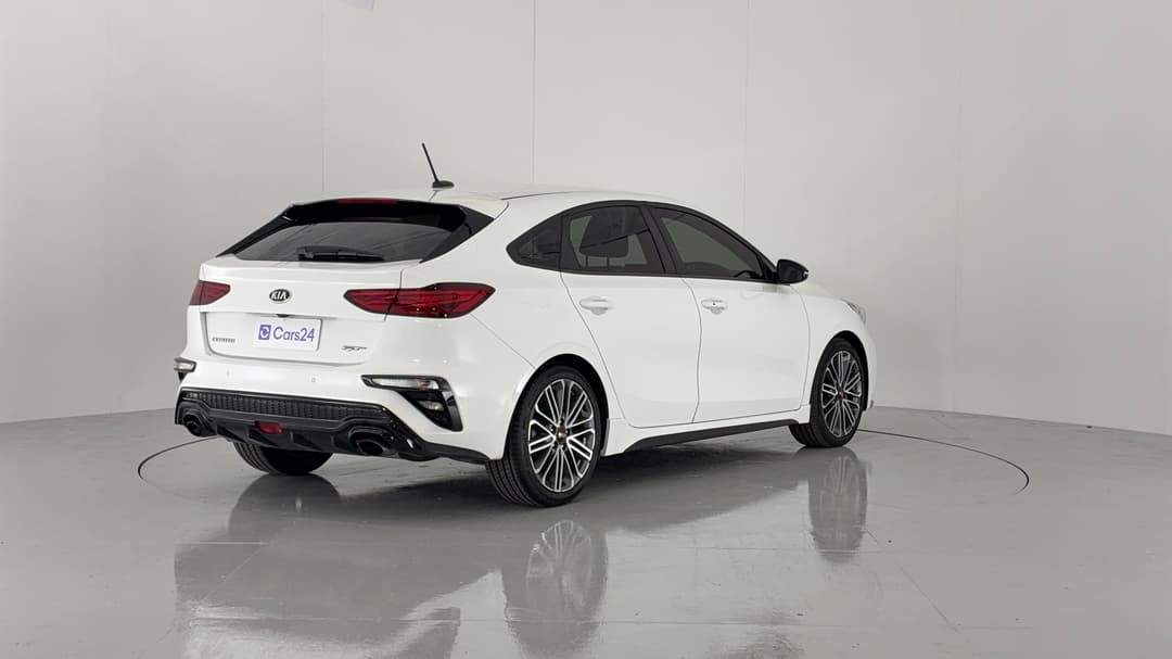 2019 Kia Cerato Gt Safety Pack, Automatic, 89936 km, Right Back Diagonal (45- Degree) View