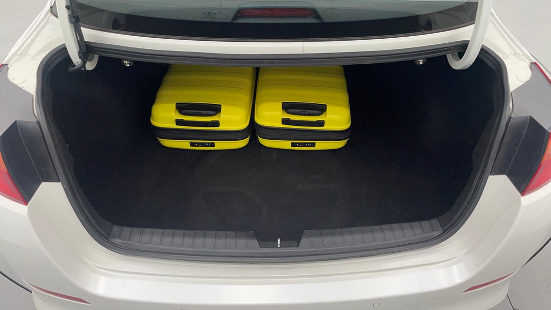Boot Inside View with Luggage