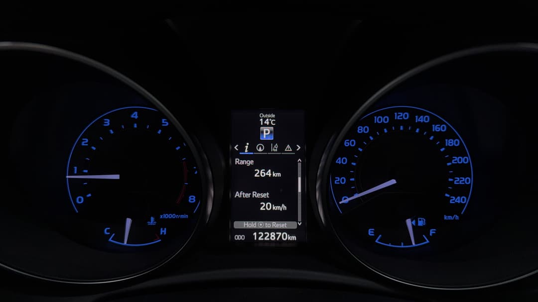 2017 Toyota Corolla Zr, Automatic, 122870 km, Odometer View