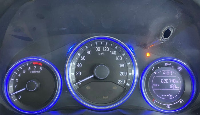 2014 Honda City 1.5L I-VTEC V MT, Petrol, Manual, 20,904 km, Instrument cluster - Odometer toggle switch not working