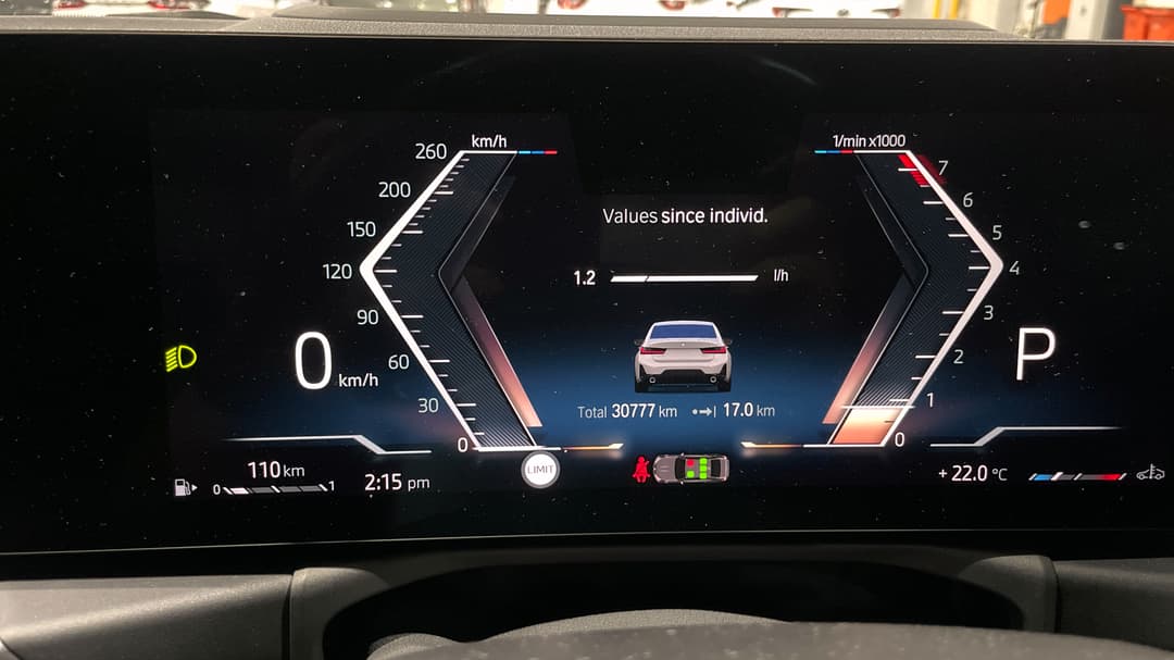 2023 BMW 3 20i M Sport, Automatic, 30777 km, Odometer View
