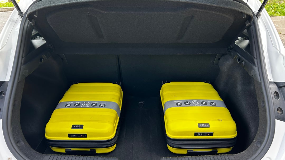 Boot Inside View with Luggage