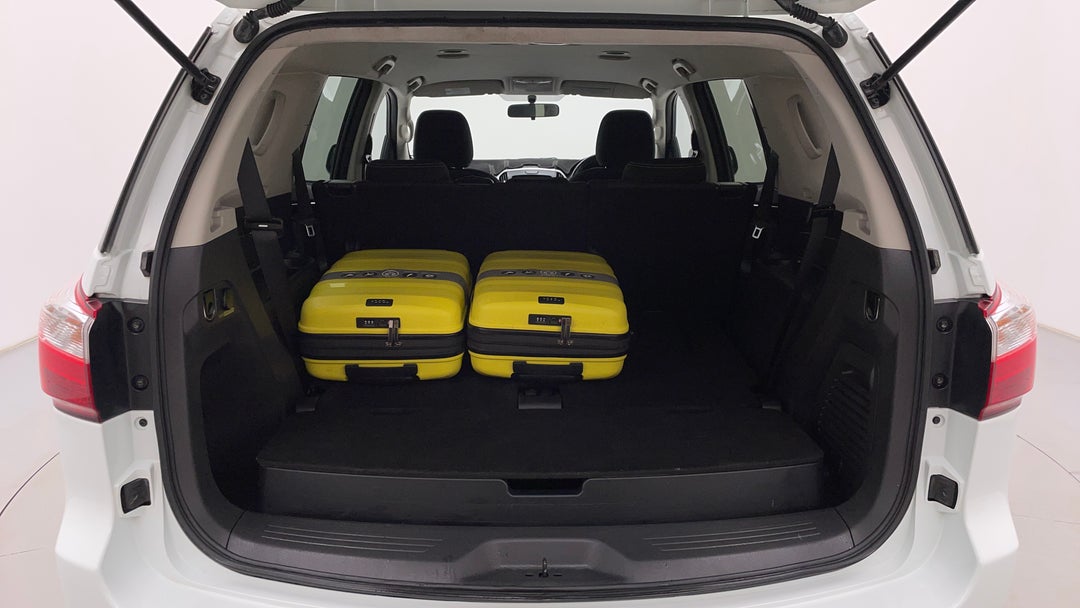 Boot Inside View with Luggage