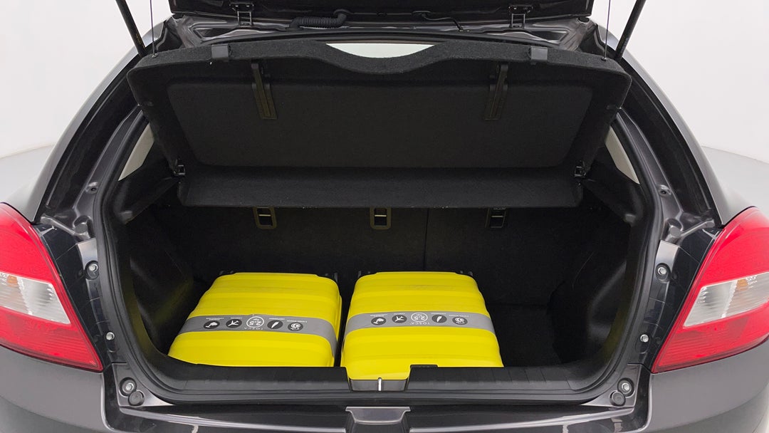 Boot Inside View with Luggage