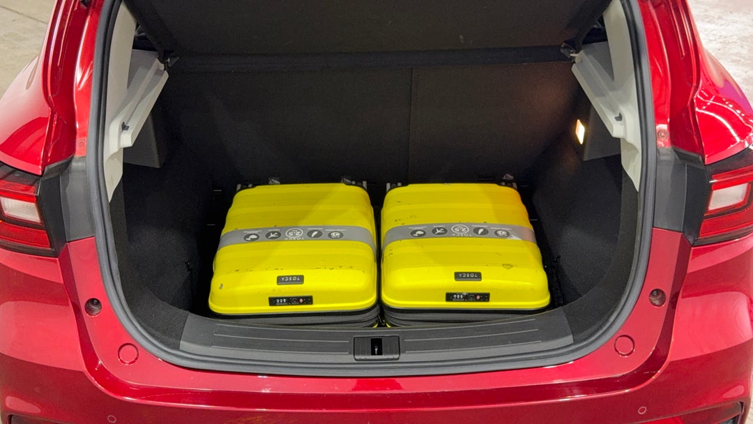 Boot Inside View with Luggage