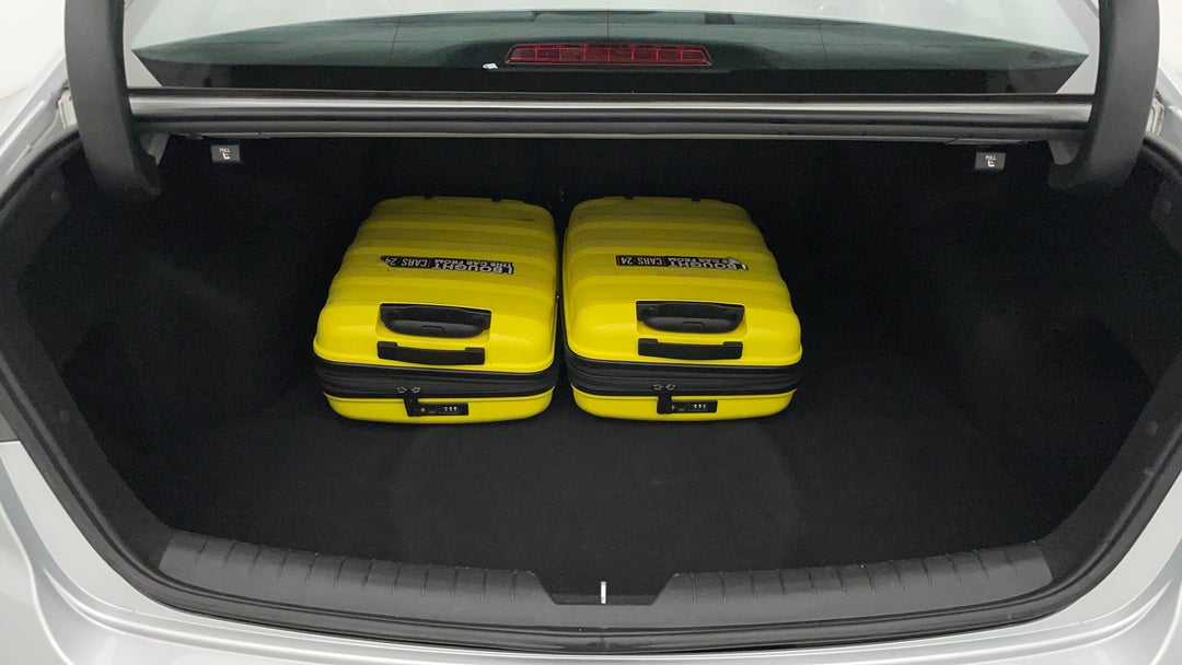 Boot Inside View with Luggage