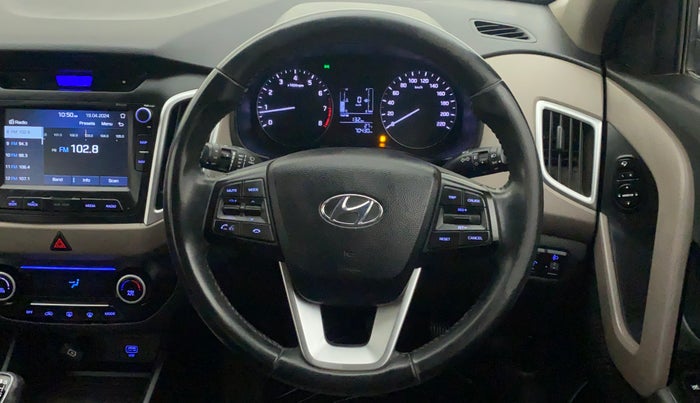 2019 Hyundai Creta SX 1.6 PETROL, Petrol, Manual, 70,430 km, Steering Wheel Close Up