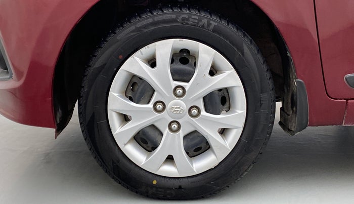 2016 Hyundai Grand i10 SPORTZ 1.2 KAPPA VTVT, Petrol, Manual, 21,035 km, Left Front Wheel