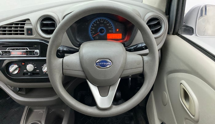 2017 Datsun Redi Go T (O), Petrol, Manual, 18,354 km, Steering Wheel Close Up