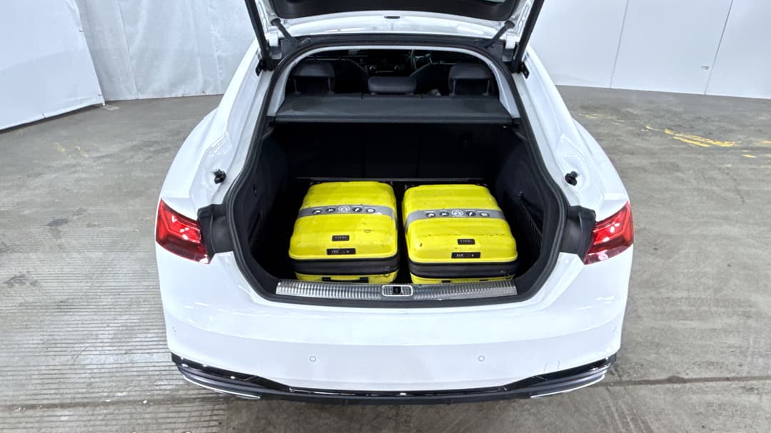 2021 Audi A5 45 Tfsi Quattro S Line Mhev, Automatic, 56310 km, Boot Inside View with Luggage