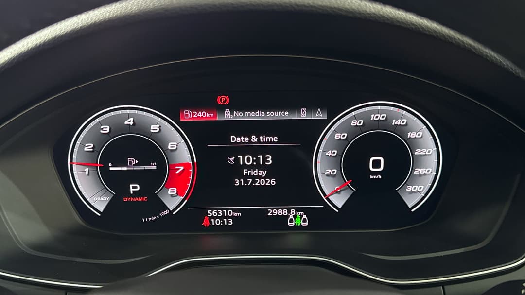 2021 Audi A5 45 Tfsi Quattro S Line Mhev, Automatic, 56310 km, Odometer View