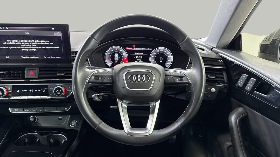 2021 Audi A5 45 Tfsi Quattro S Line Mhev, Automatic, 56310 km, Steering Wheel Close-up
