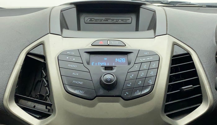2015 Ford Ecosport AMBIENTE 1.5L PETROL, Petrol, Manual, 69,679 km, Infotainment System