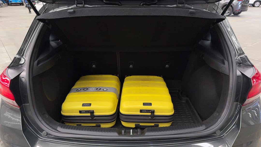 2021 Hyundai i30 Elite, Automatic, 73257 km, Boot Inside View with Luggage