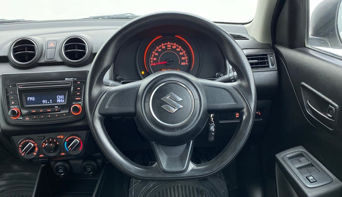2021 Maruti Swift LXI D, Petrol, Manual, 7,969 km, Steering Wheel Close Up