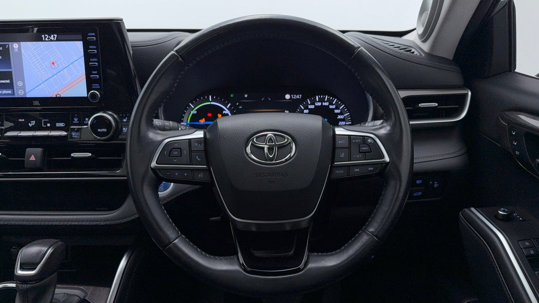 2021 Toyota Kluger Grande Hybrid AWD, Automatic, 55837 km, Steering Wheel Close-up
