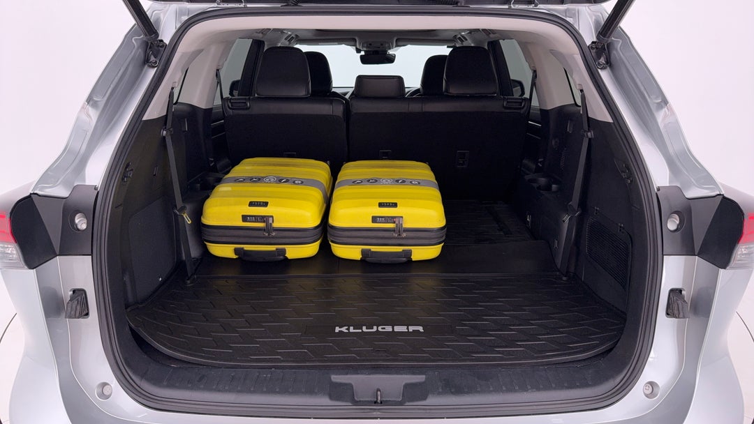 2021 Toyota Kluger Grande Hybrid AWD, Automatic, 55837 km, Boot Inside View with Luggage