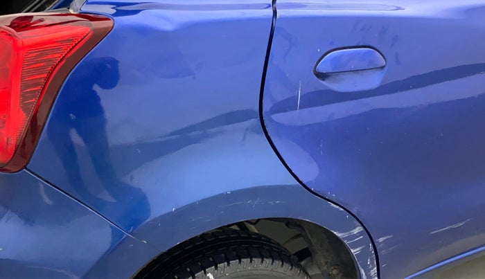 2018 Datsun Go T (O), Petrol, Manual, 4,817 km, Right quarter panel - Minor scratches