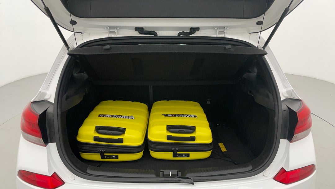 Boot Inside View with Luggage