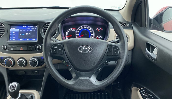 2019 Hyundai Grand i10 SPORTZ 1.2 KAPPA VTVT, Petrol, Manual, 5,984 km, Steering Wheel Close Up