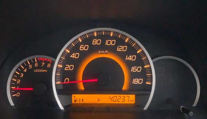 2015 Maruti Wagon R 1.0 VXI, Petrol, Manual, 40,237 km, Odometer Image
