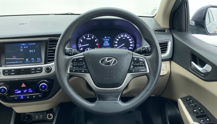 2019 Hyundai Verna 1.6 SX VTVT, Petrol, Manual, 34,666 km, Steering Wheel Close Up